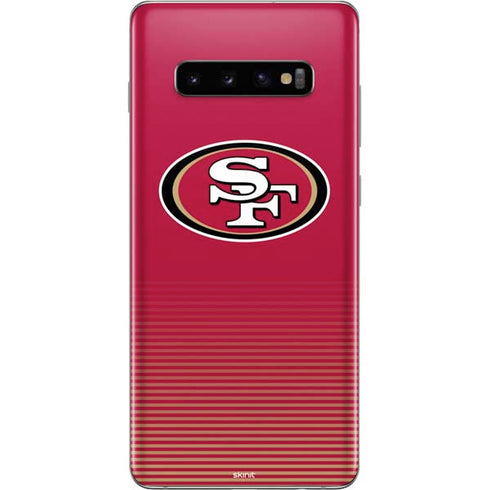 NFL San Francisco 49ers Breakaway Galaxy S10 Plus Skin