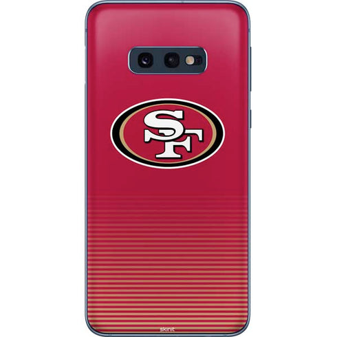 NFL San Francisco 49ers Breakaway Galaxy S10e Skin