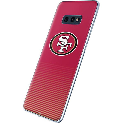NFL San Francisco 49ers Breakaway Galaxy S10e Skin