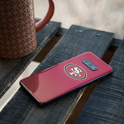 NFL San Francisco 49ers Breakaway Galaxy S10e Skin
