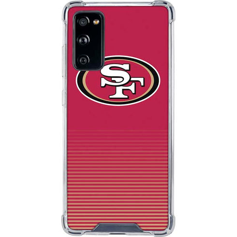NFL San Francisco 49ers Breakaway Galaxy S20 FE Clear Case