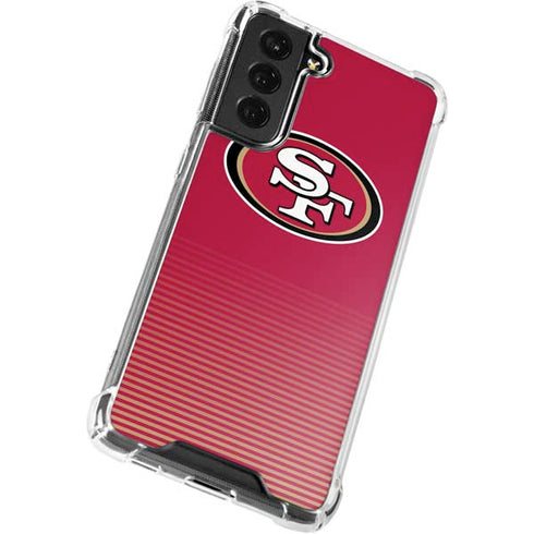 NFL San Francisco 49ers Breakaway Galaxy S21 FE Clear Case