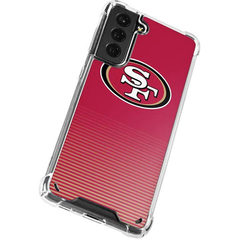 NFL San Francisco 49ers Breakaway Galaxy S21 Plus 5G Clear Case