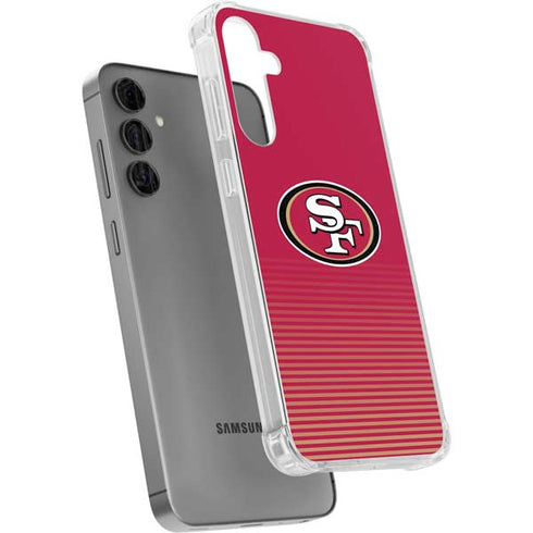 NFL San Francisco 49ers Breakaway Galaxy S24 Plus Clear Case