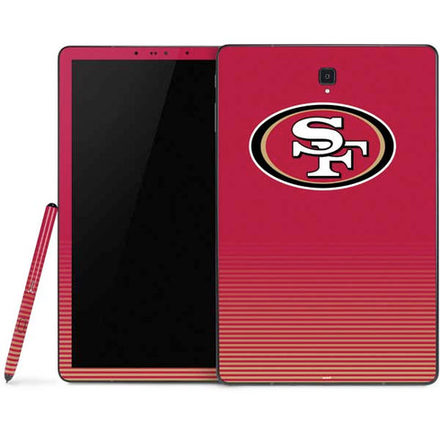 NFL San Francisco 49ers Breakaway Samsung Galaxy Tab Skin