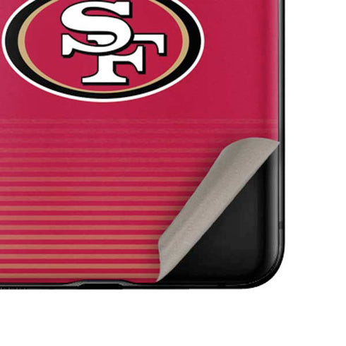 NFL San Francisco 49ers Breakaway Galaxy Z Flip Skin
