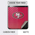 NFL San Francisco 49ers Breakaway Galaxy Z Flip Skin