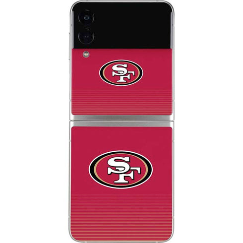 NFL San Francisco 49ers Breakaway Galaxy Z Flip3 5G Skin