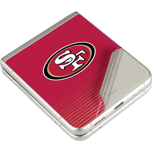 NFL San Francisco 49ers Breakaway Galaxy Z Flip3 5G Skin