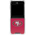 NFL San Francisco 49ers Breakaway Galaxy Z Flip5 5G Clear Case
