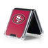 NFL San Francisco 49ers Breakaway Galaxy Z Flip5 5G Clear Case