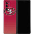 NFL San Francisco 49ers Breakaway Galaxy Z Fold2 5G Skin
