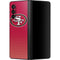 NFL San Francisco 49ers Breakaway Galaxy Z Fold3 5G Skin