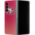 NFL San Francisco 49ers Breakaway Galaxy Z Fold4 5G Skin
