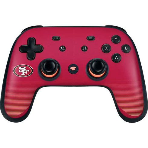 NFL San Francisco 49ers Breakaway Google Stadia Controller Skin