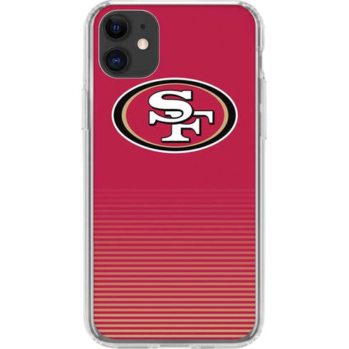 NFL San Francisco 49ers Breakaway iPhone 11 Clear Case