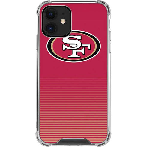 NFL San Francisco 49ers Breakaway iPhone 12 Mini Clear Case
