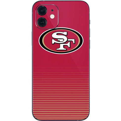NFL San Francisco 49ers Breakaway iPhone 12 Mini Skin