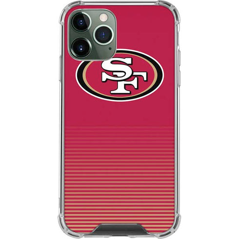 NFL San Francisco 49ers Breakaway iPhone 12 Pro Clear Case