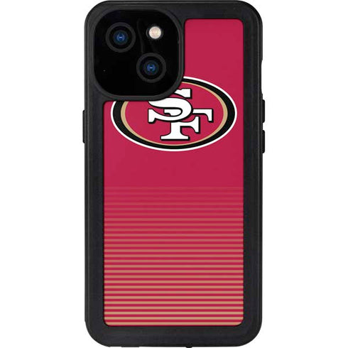 NFL San Francisco 49ers Breakaway iPhone 13 Mini Waterproof Case