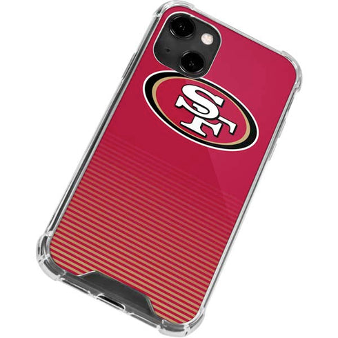 NFL San Francisco 49ers Breakaway iPhone 14 Clear Case