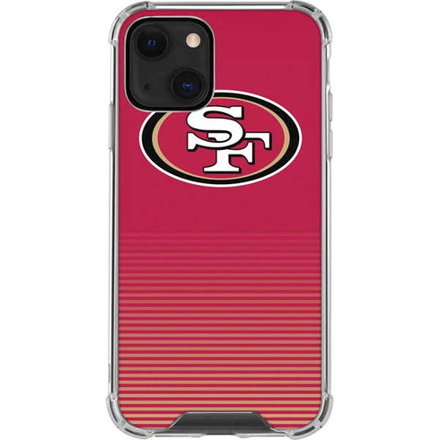 NFL San Francisco 49ers Breakaway iPhone 15 Plus Clear Case