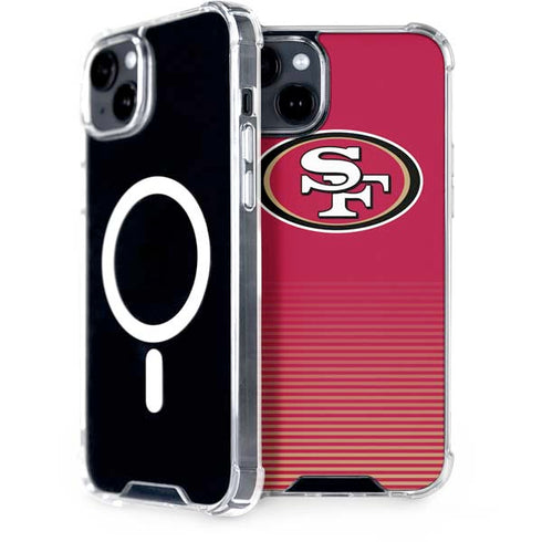 NFL San Francisco 49ers Breakaway iPhone 15 Plus MagSafe Case