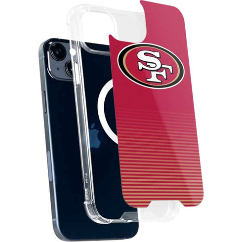 NFL San Francisco 49ers Breakaway iPhone 15 Plus MagSafe Case