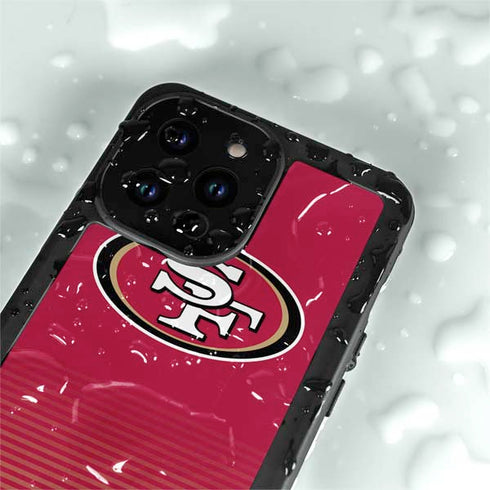 NFL San Francisco 49ers Breakaway iPhone 14 Pro Max Waterproof Case
