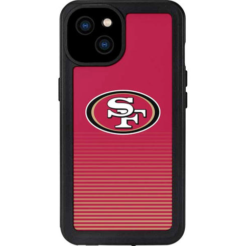 NFL San Francisco 49ers Breakaway iPhone 15 Plus Waterproof Case
