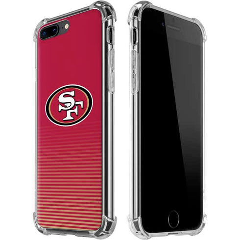 NFL San Francisco 49ers Breakaway iPhone 7/8 Plus Clear Case