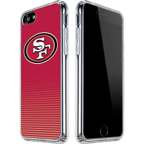NFL San Francisco 49ers Breakaway iPhone SE (2nd & 3rd Gen) Clear Case