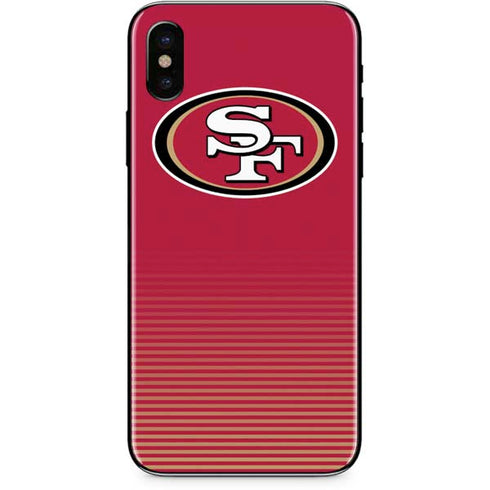 NFL San Francisco 49ers Breakaway iPhone X Skin