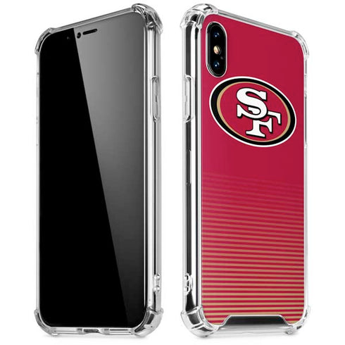 NFL San Francisco 49ers Breakaway iPhone X/XS Clear Case