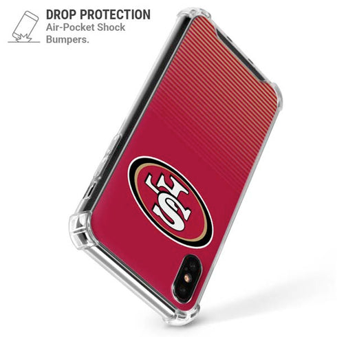 NFL San Francisco 49ers Breakaway iPhone X/XS Clear Case
