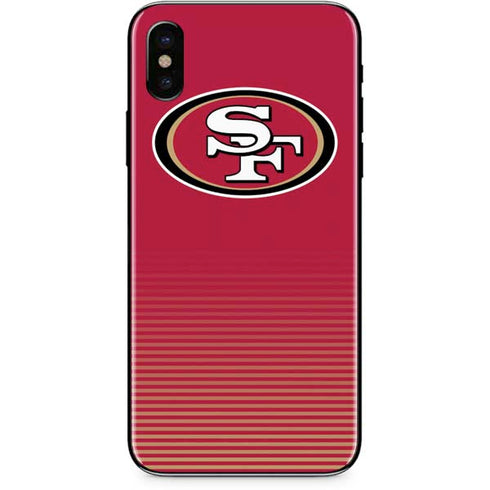 NFL San Francisco 49ers Breakaway iPhone XS Skin
