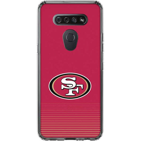 NFL San Francisco 49ers Breakaway LG K51/Q51 Clear Case