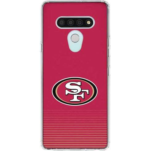 NFL San Francisco 49ers Breakaway LG Stylo 6 Clear Case