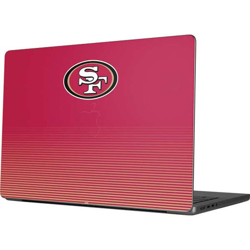 NFL San Francisco 49ers Breakaway MacBook Pro 14in (2021-24) Skin