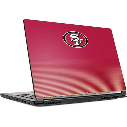 NFL San Francisco 49ers Breakaway MSI GS65 Stealth Laptop Skin