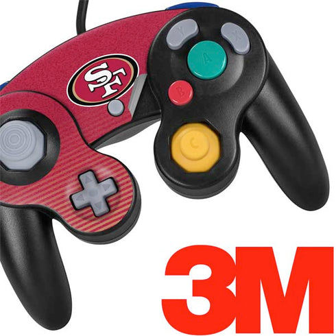 NFL San Francisco 49ers Breakaway Nintendo GameCube Controller Skin