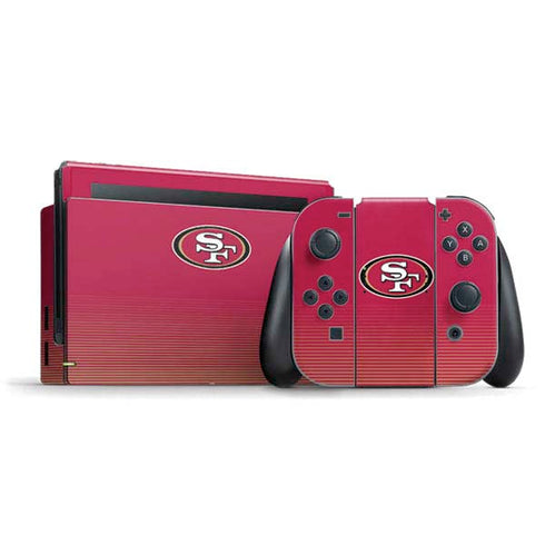 NFL San Francisco 49ers Breakaway Nintendo Switch Bundle Skin