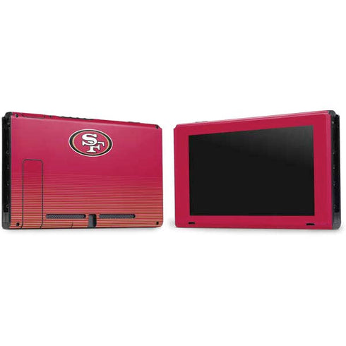 NFL San Francisco 49ers Breakaway Nintendo Switch Bundle Skin