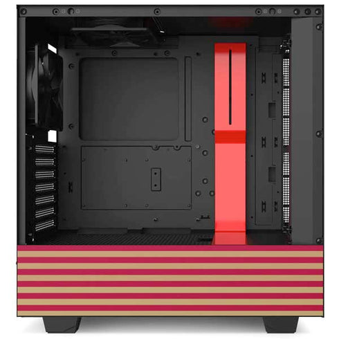 NFL San Francisco 49ers Breakaway NZXT H510 Compact ATX Mid-Tower Case Skin
