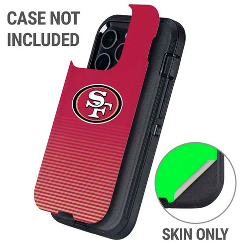 NFL San Francisco 49ers Breakaway Otterbox Defender iPhone Skin