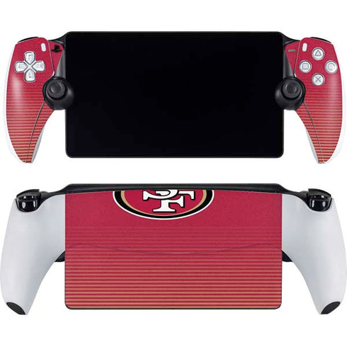 NFL San Francisco 49ers Breakaway PlayStation Portal Remote Player Skin