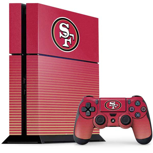 NFL San Francisco 49ers Breakaway PS4 Console and Controller Bundle Skin