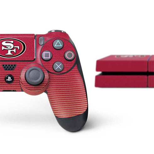NFL San Francisco 49ers Breakaway PS4 Console and Controller Bundle Skin