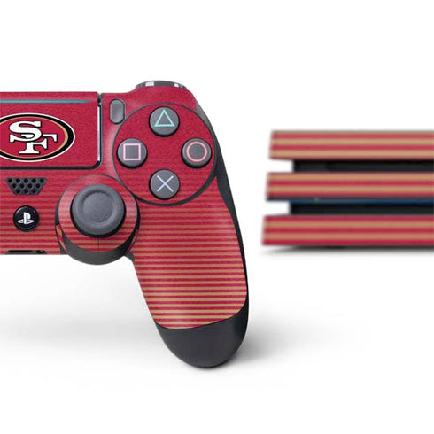 NFL San Francisco 49ers Breakaway PS4 Pro Bundle Skin