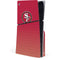 NFL San Francisco 49ers Breakaway PS5 Slim Disk Console Skin